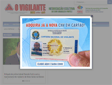 Tablet Screenshot of ovigilante.org.br